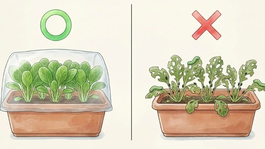 防虫ネットなしでの栽培リスク