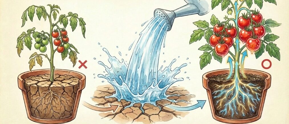 甘くするための水やりの工夫