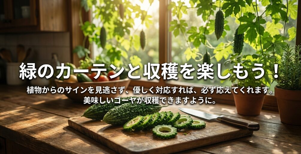 プランターのゴーヤが大きくならない時の対策