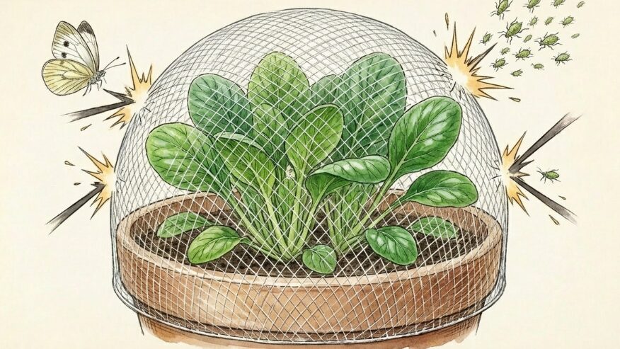 害虫対策で健康に育てる