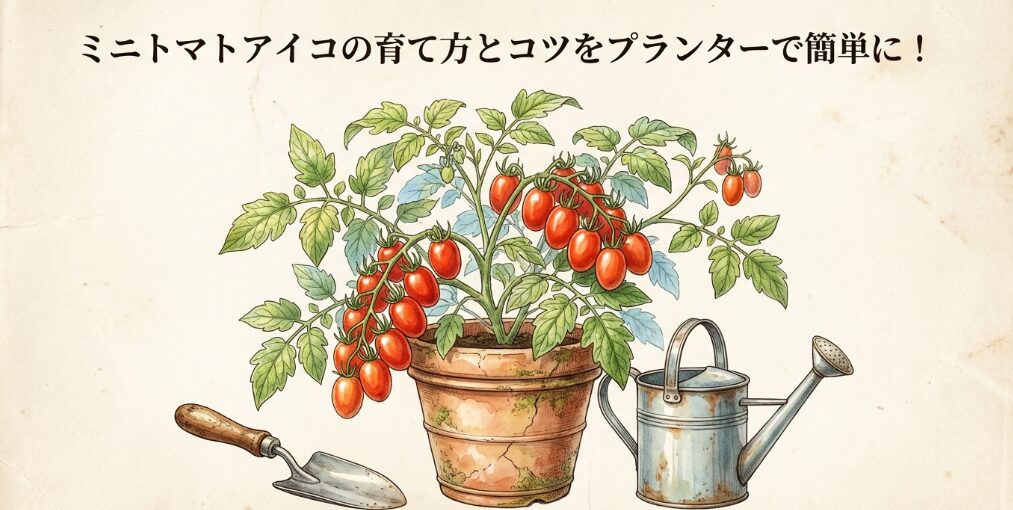 ミニトマトアイコの育て方とコツ