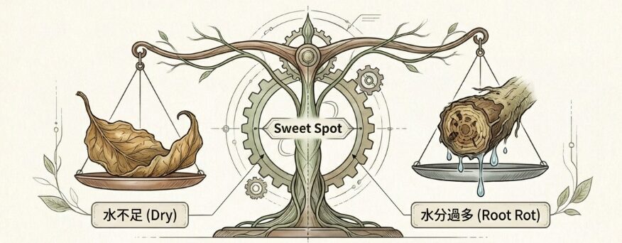 水やり不足や水分過多による失敗