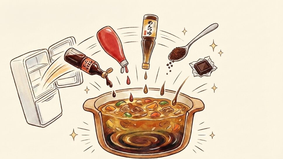 隠し味でコクを補う簡単レシピ