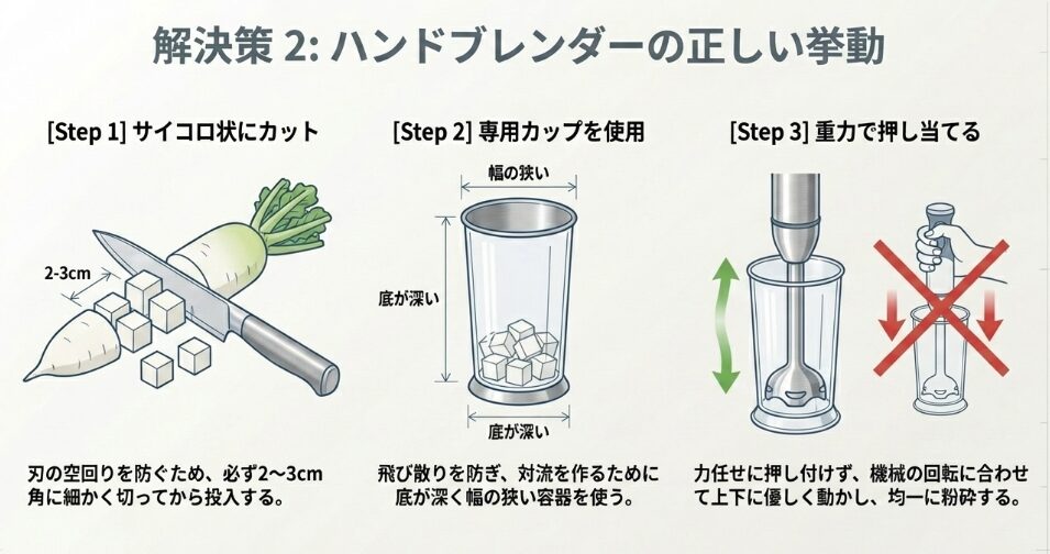 粗めに粉砕して食感を残すコツ