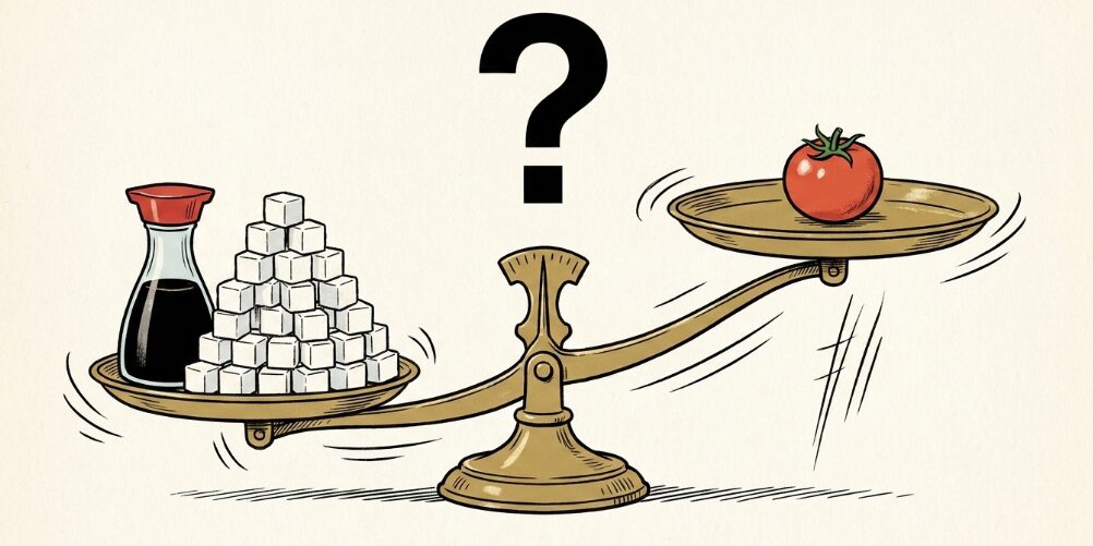 割り下の甘みとのバランス