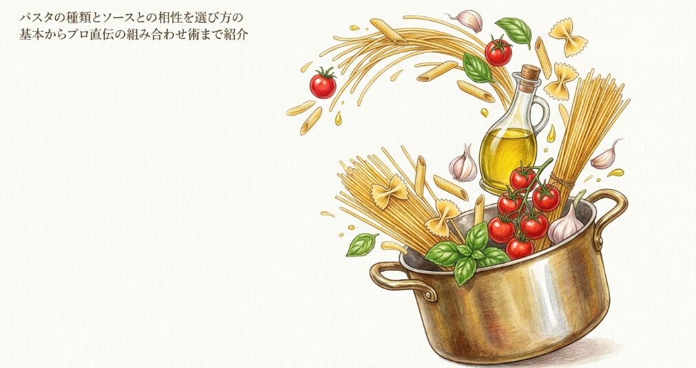 パスタの種類とソースとの相性
