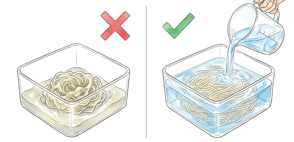 吹きこぼれによる仕上がりへの影響