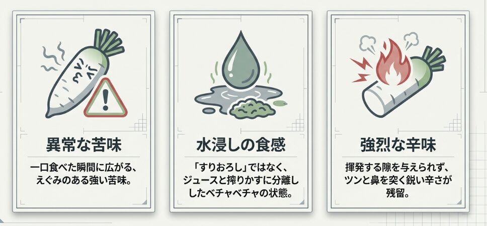 ブレンダーの大根おろしがまずい理由