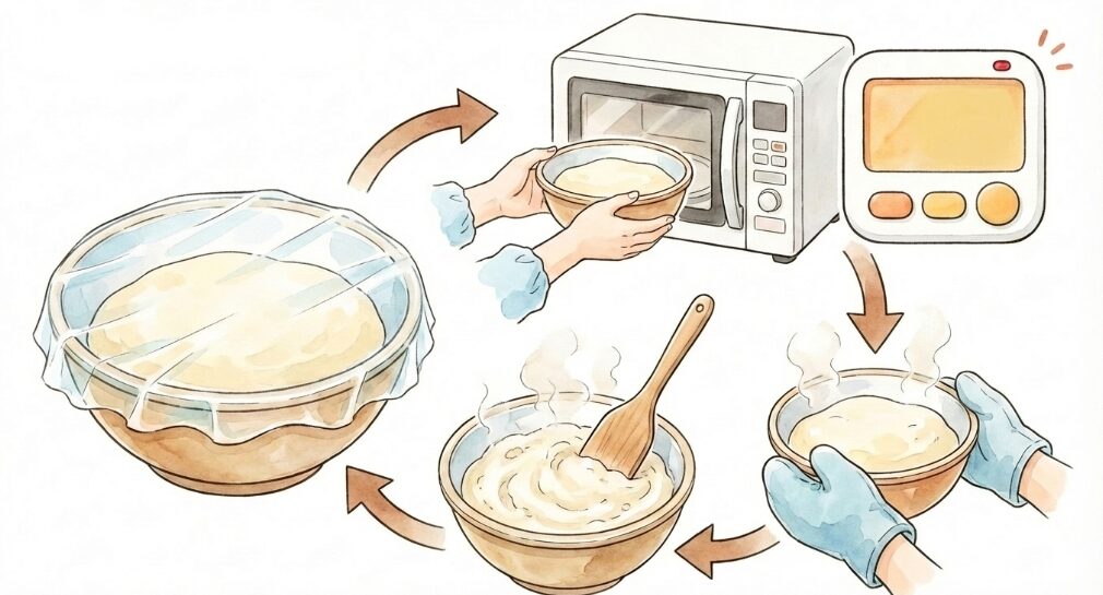 レンジ加熱での失敗を防ぐ