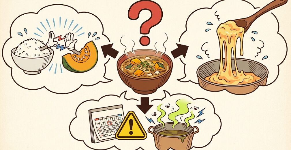 味噌汁にかぼちゃはだめと言われる理由