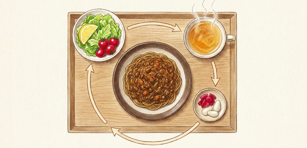 お手軽な副菜で献立をカバー