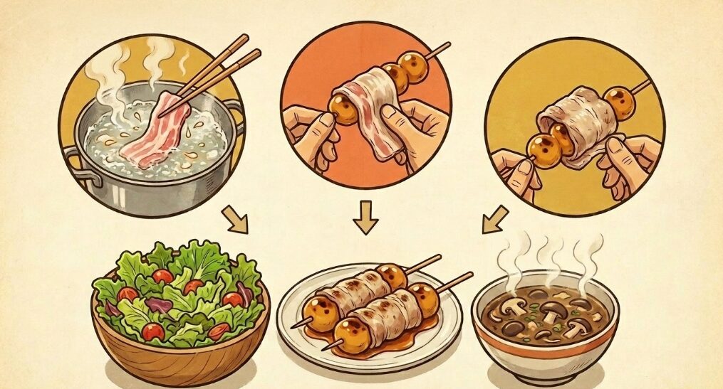 高カロリーが気になる時の賢い食べ方