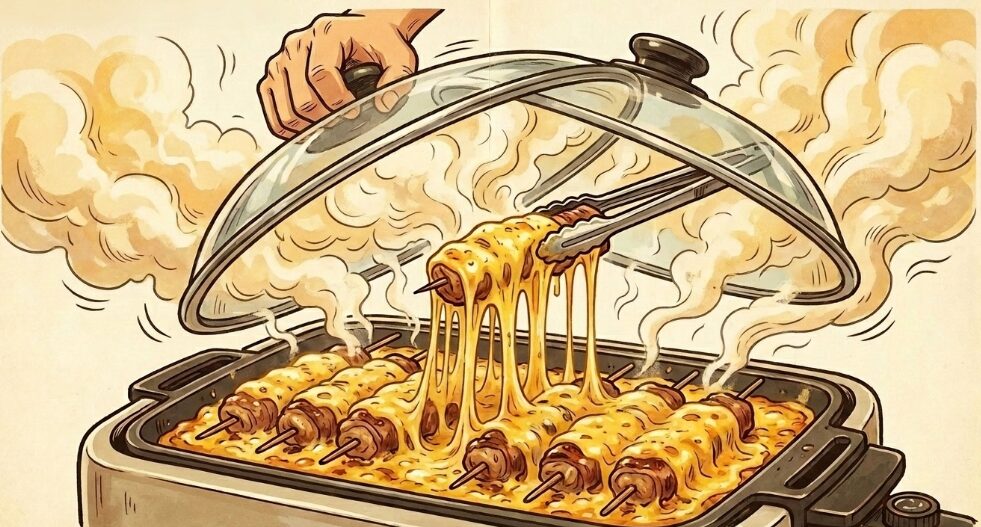 とろけるチーズを足して味変するアレンジ