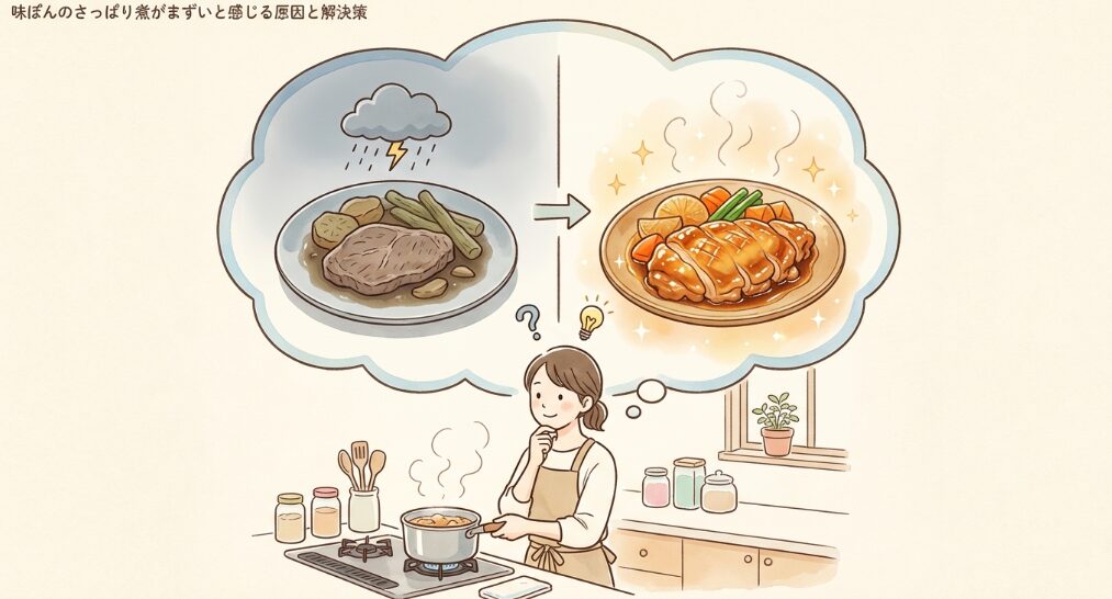 味ぽんのさっぱり煮がまずいと