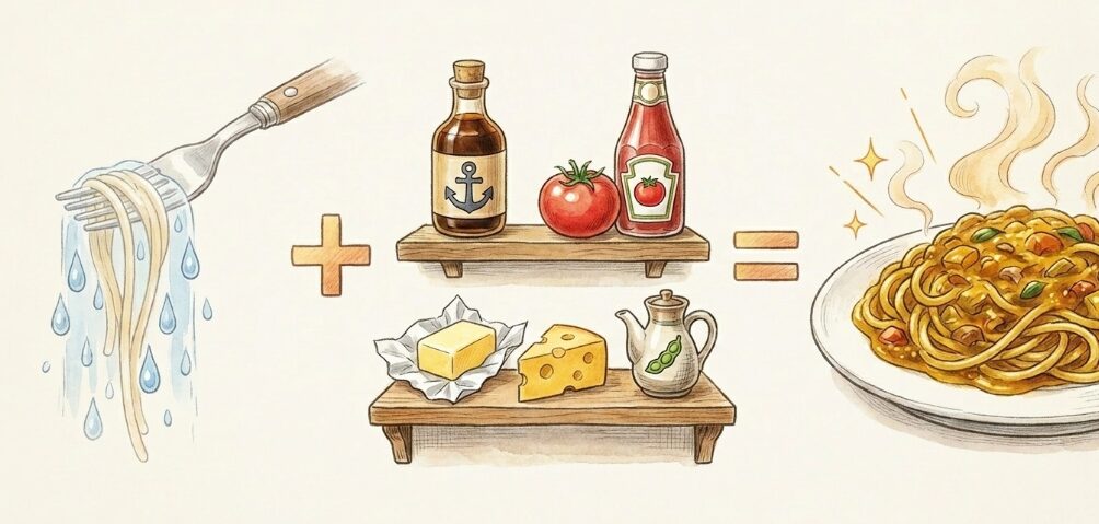 味が薄いときのちょい足し調味料