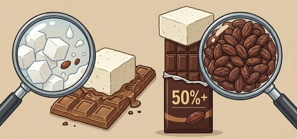 カカオ成分の不足による風味劣化