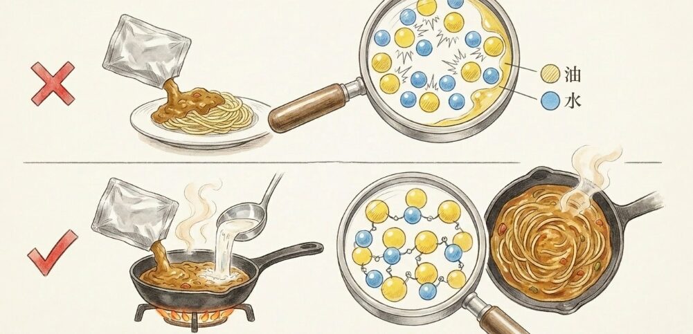 レトルトカレーを使った失敗例