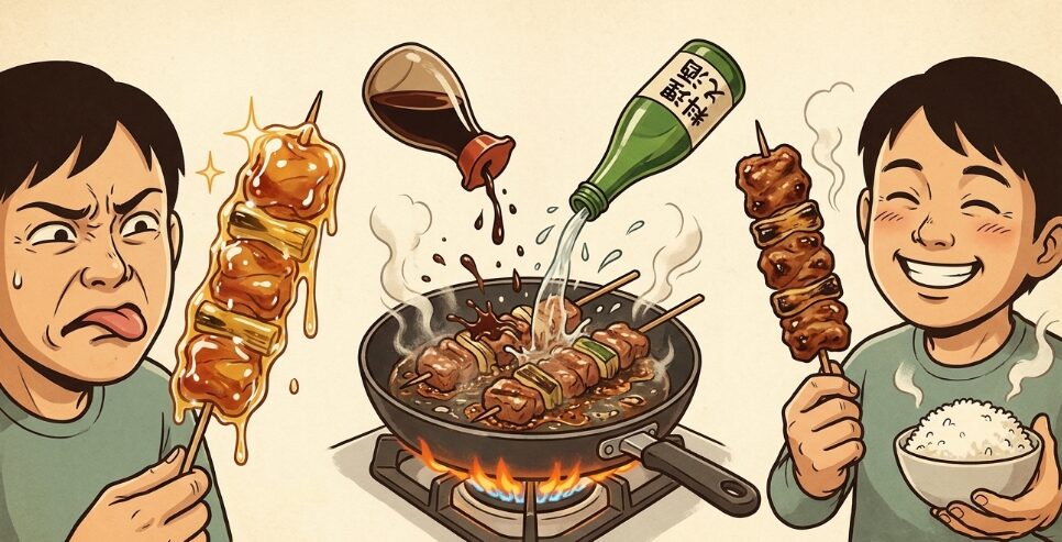 みたらし団子の豚バラ巻きがまずいと感じる理由