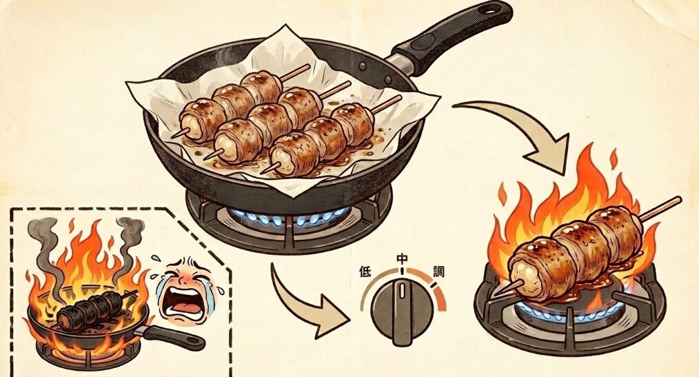 タレが焦げる失敗を防ぐ上手な焼き方