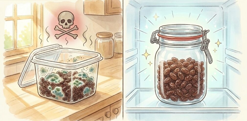 保存状態が悪く日持ちしない