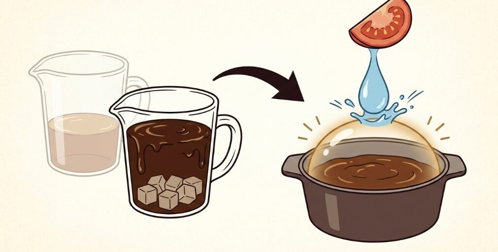 割り下を濃いめにして調整