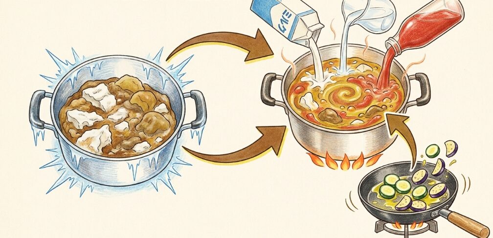 残り物カレーで作る際の注意点