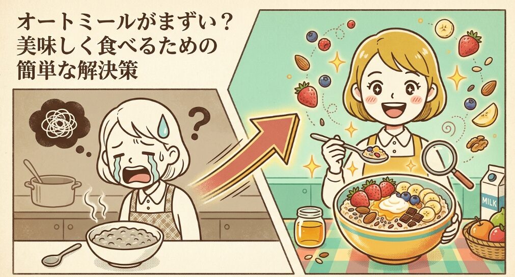 オートミールがまずい