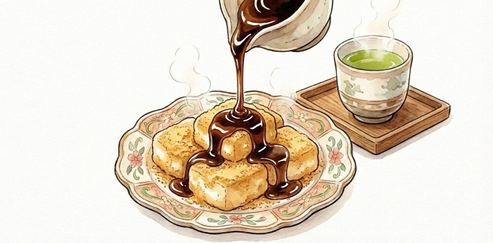 きなこや黒蜜でアレンジ