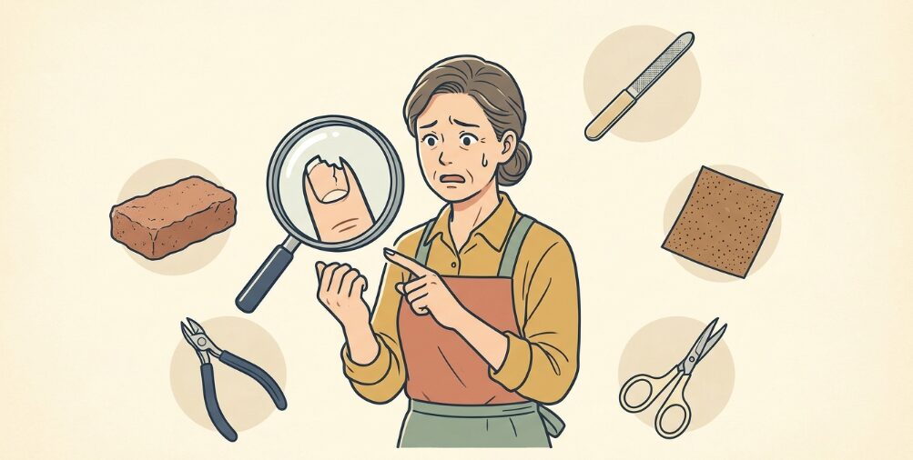 爪切りがない！代用品