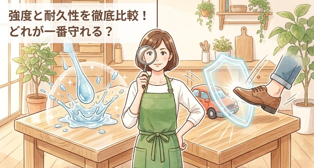 強度と耐久性を徹底比較！どれが一番守れる？