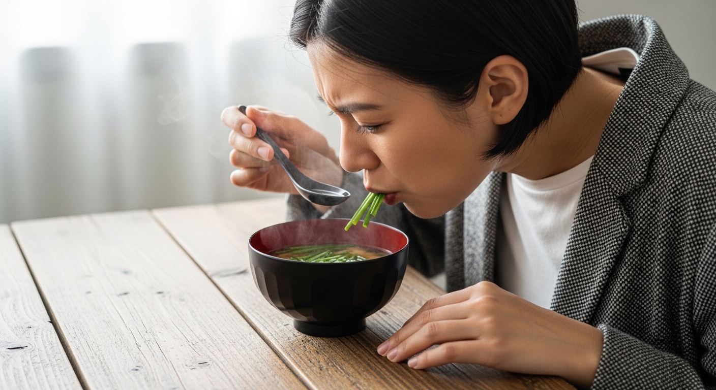 ニラ 味噌汁 まずい