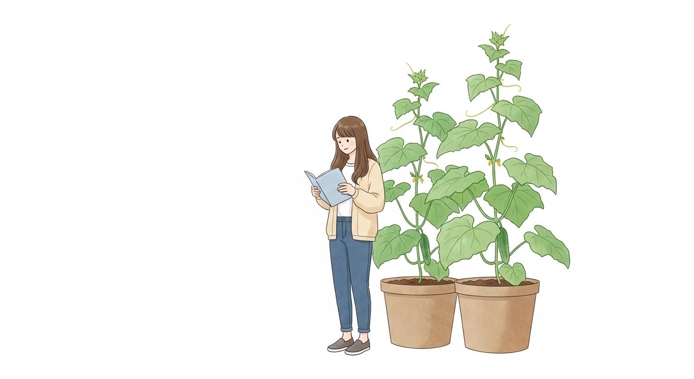 きゅうり プランター 2株