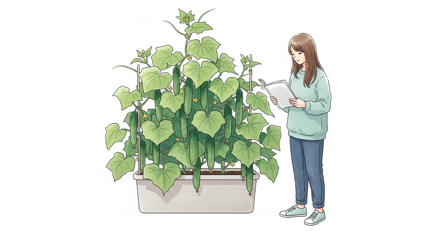 きゅうり 1株 収穫量 プランター