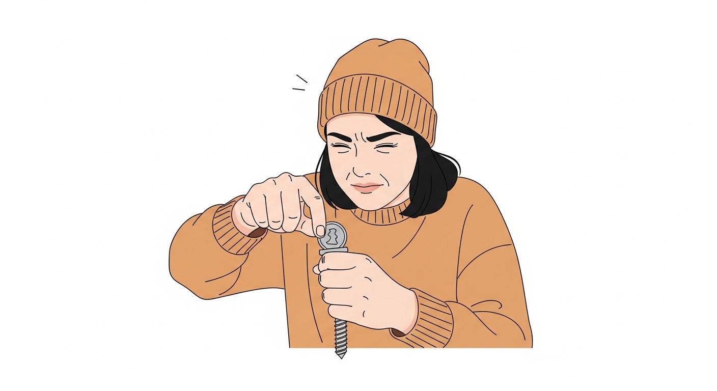 「実は失敗も…」ネジを回す前に知ってほしい注意点