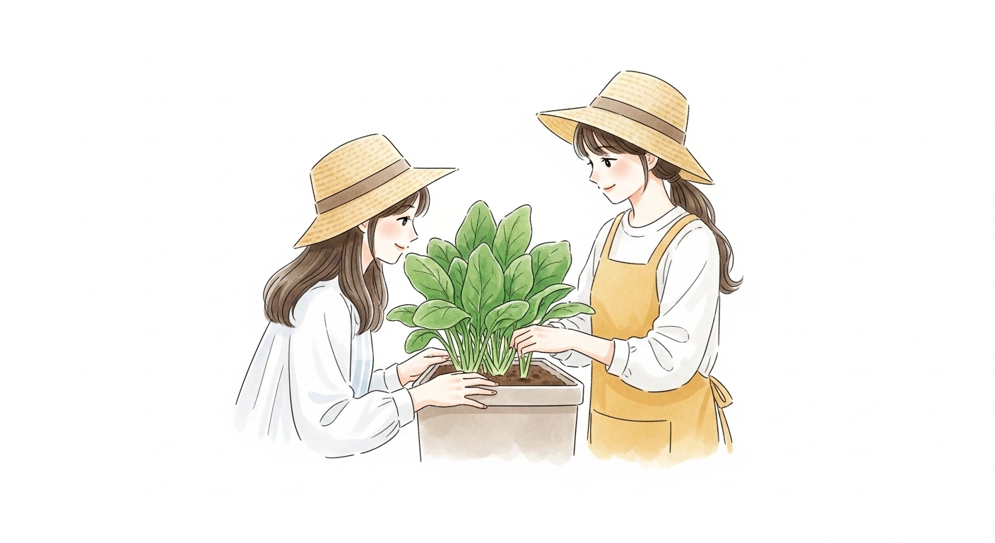 ほうれん草の育て方 プランター