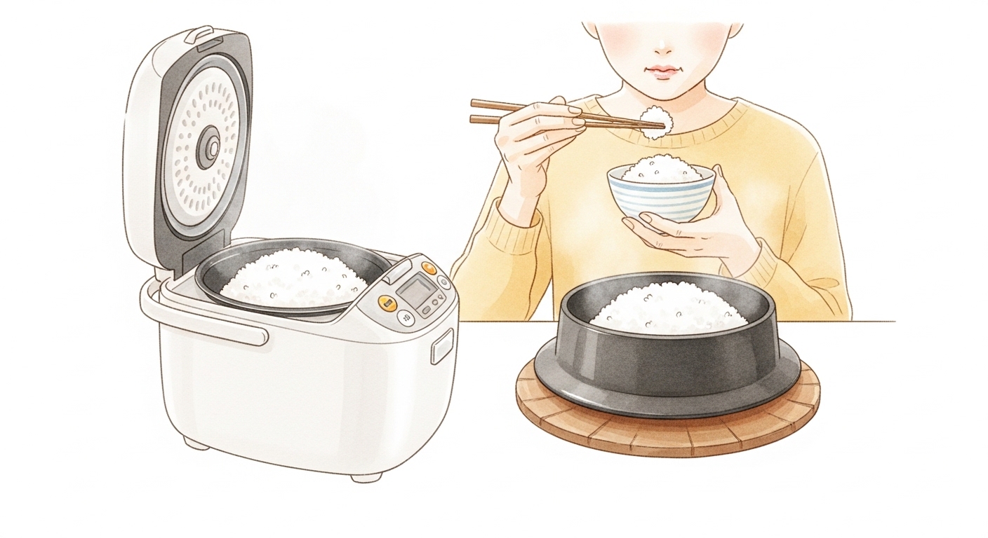 炊飯器 土鍋 どっちが 美味しい
