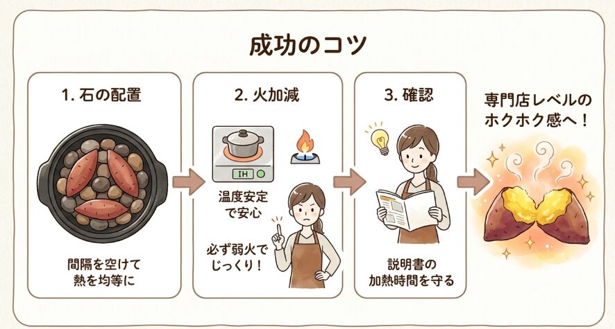 実際に使って分かった焼き芋の仕上がりとコツ