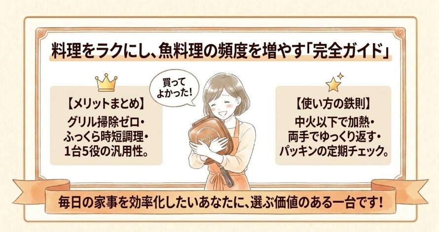 ハッピークッカー両面フライパン【IH・ガス火両用】の口コミまとめ
