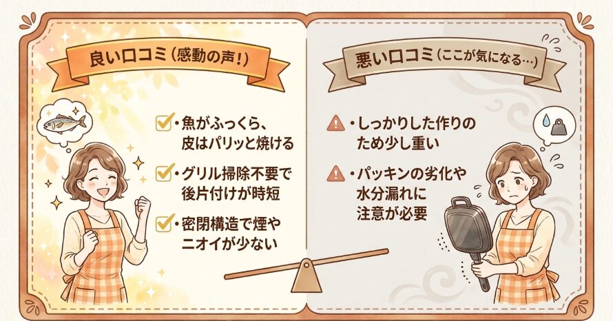 ハッピークッカー両面フライパン【IH・ガス火両用】の口コミ・評判を徹底調査