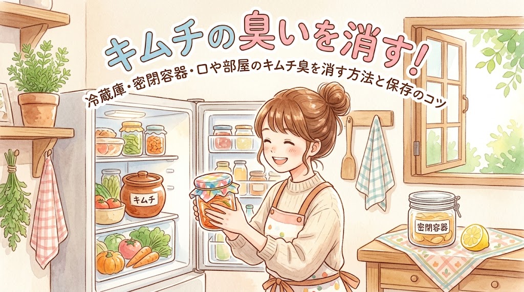 キムチの臭いを消す！