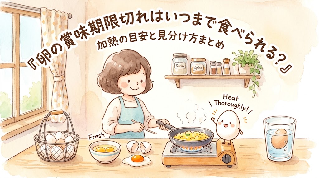 卵の賞味期限切れはいつまで食べられる？