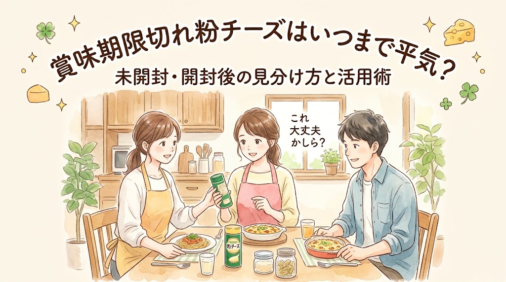 賞味期限切れ粉チーズはいつまで平気？