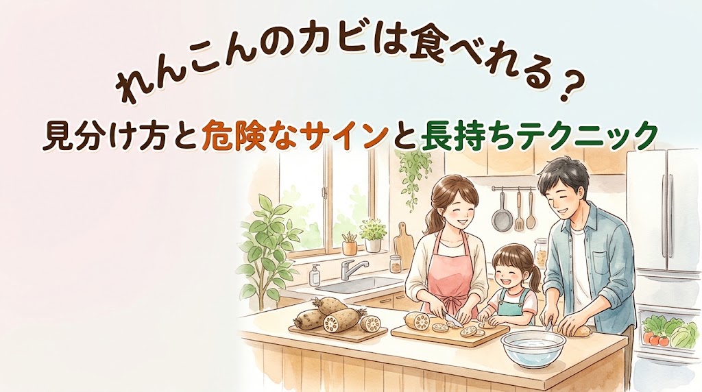 れんこんのカビは食べれる？