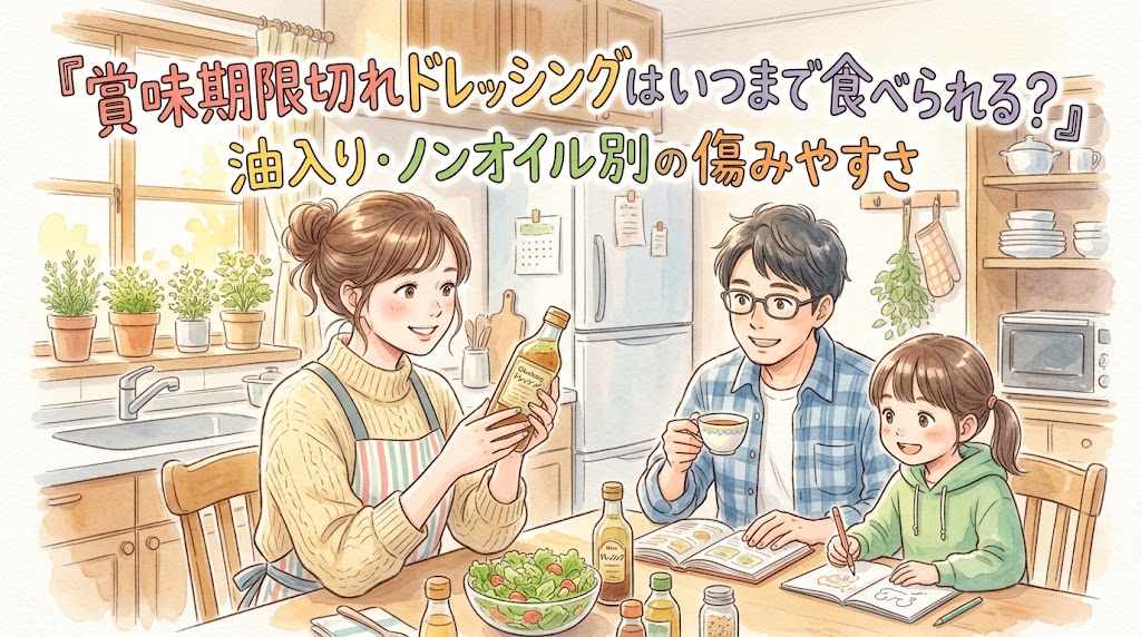 賞味期限切れドレッシングはいつまで食べられる？