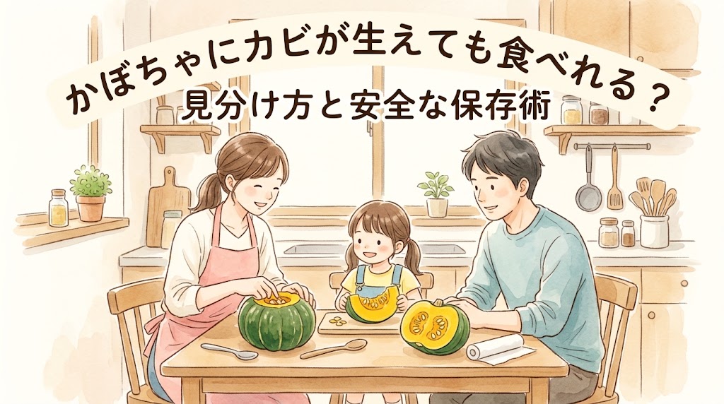 かぼちゃにカビが生えても食べれる？