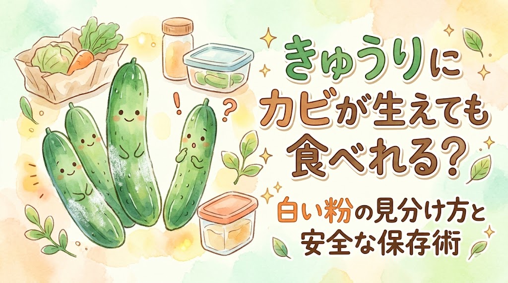 きゅうりにカビが生えても食べれる？