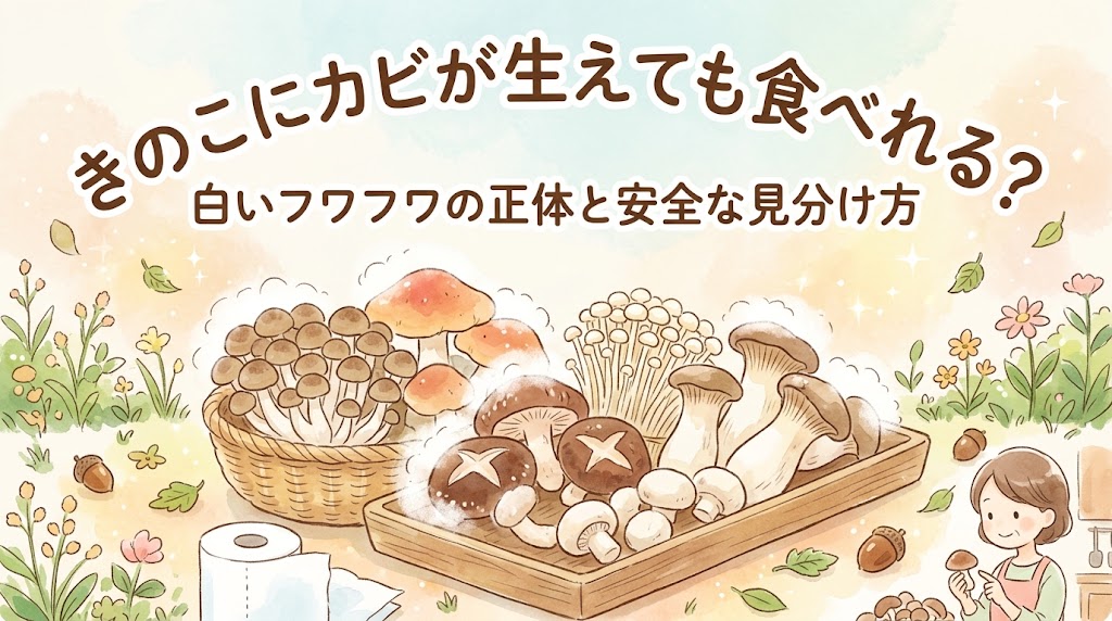 きのこにカビが生えても食べれる？